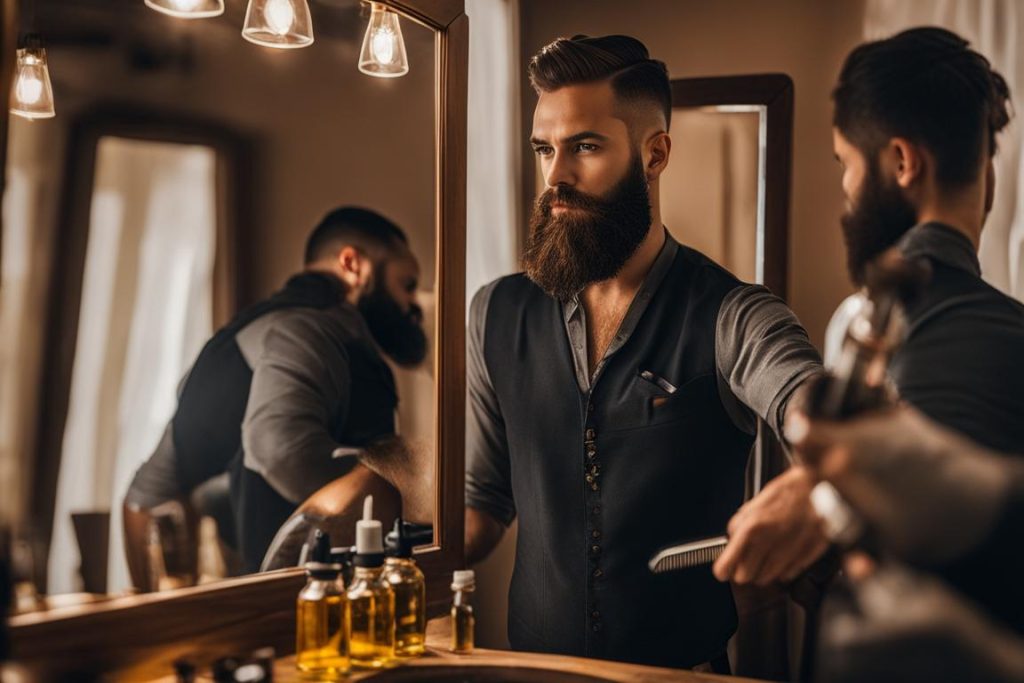 argan oil for beard routine