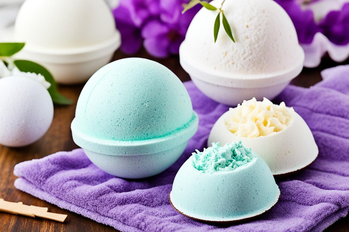 bath bombs with shea butter