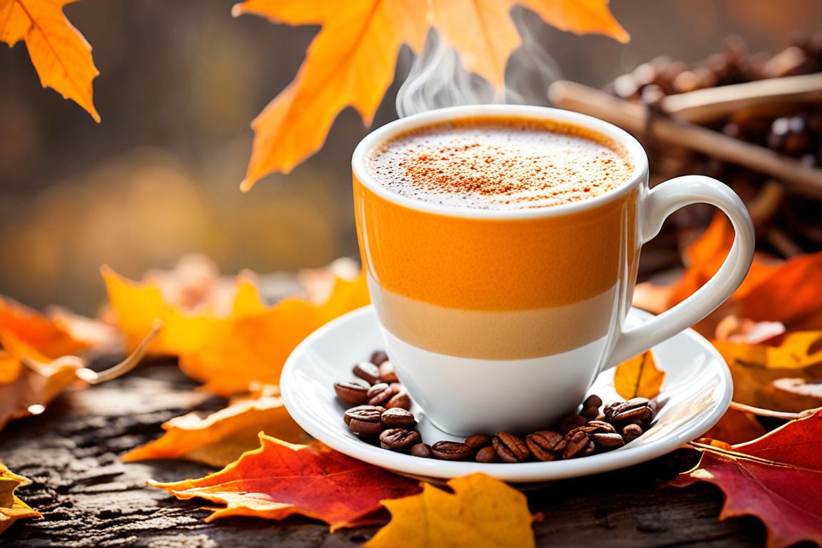 pumpkin spice decaffeinated coffee