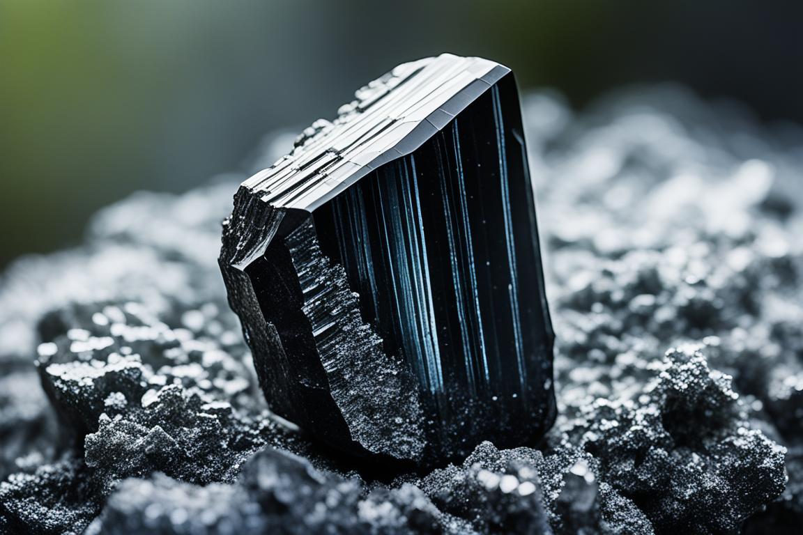 raw black tourmaline