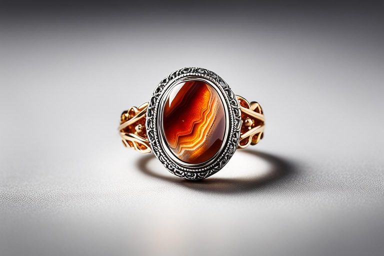 fire agate ring