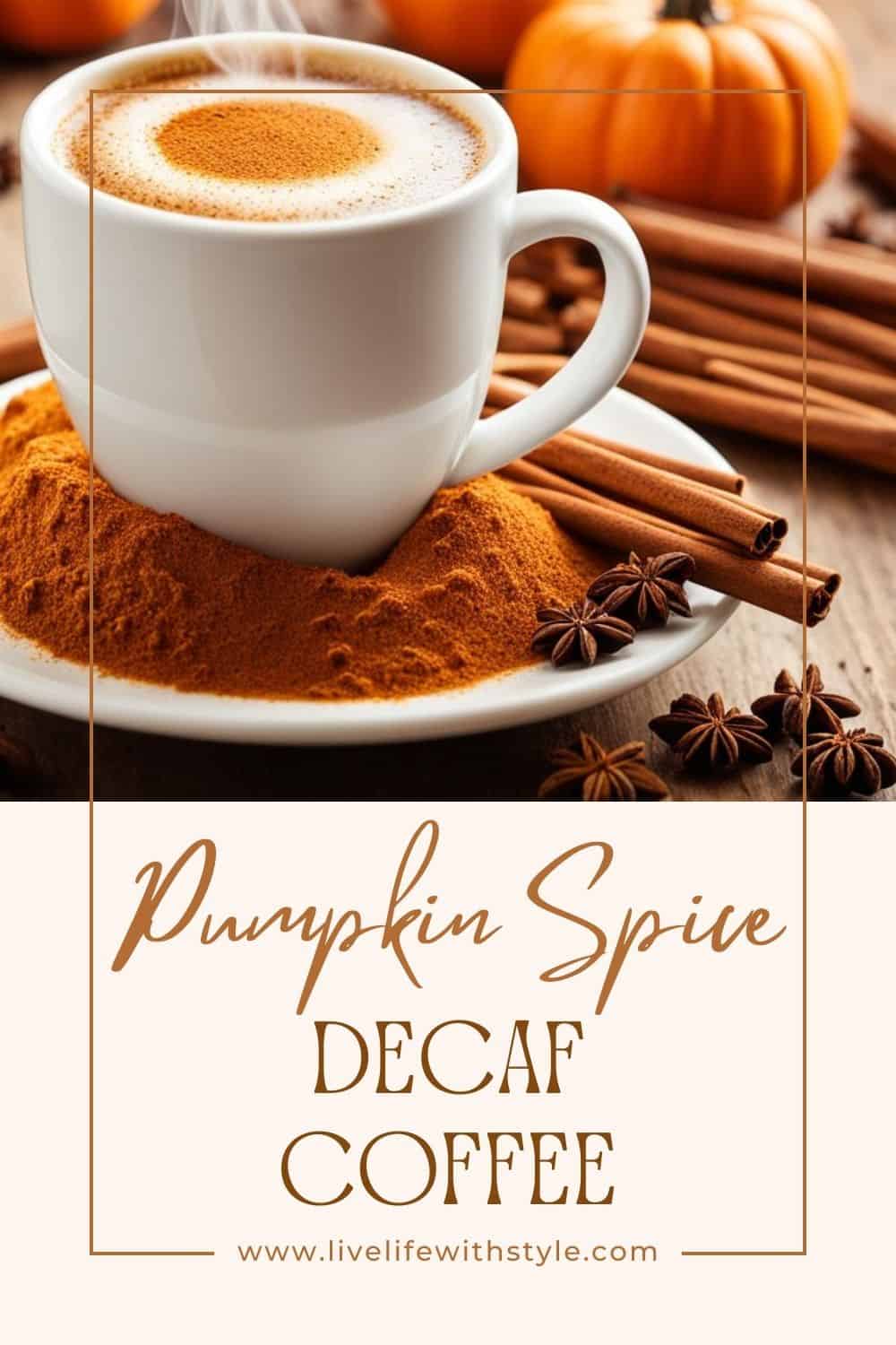 Pumpkin Spice Decaf Coffee